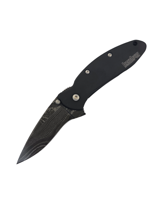 Kershaw Scallion Black Damascus