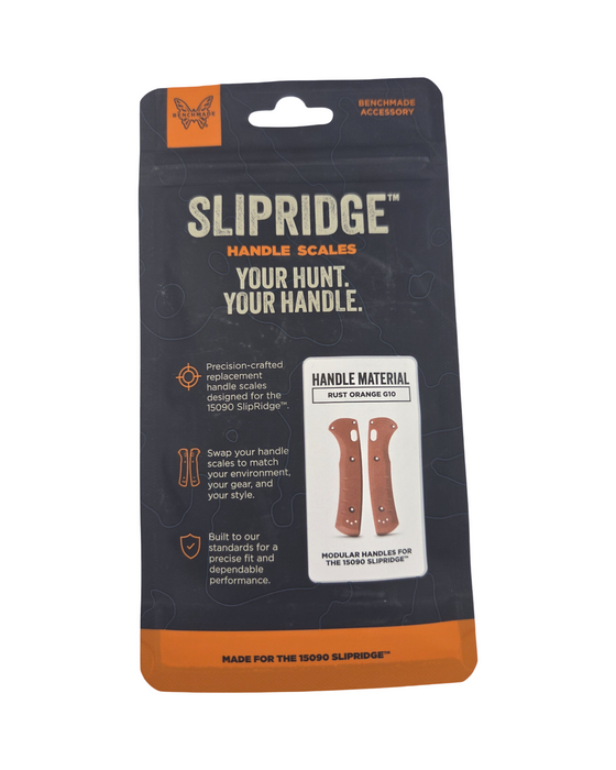 Slipridge Handle Scales- Rust Orange G10