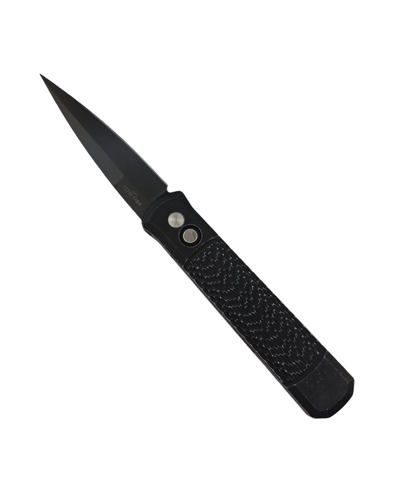 Pro-Tech 926 - Auto Godfather Aluminum Black Left Handed