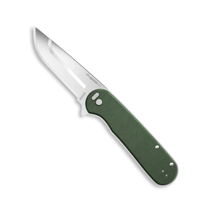 Outdoor Edge Razor VX3 Green Micarta
