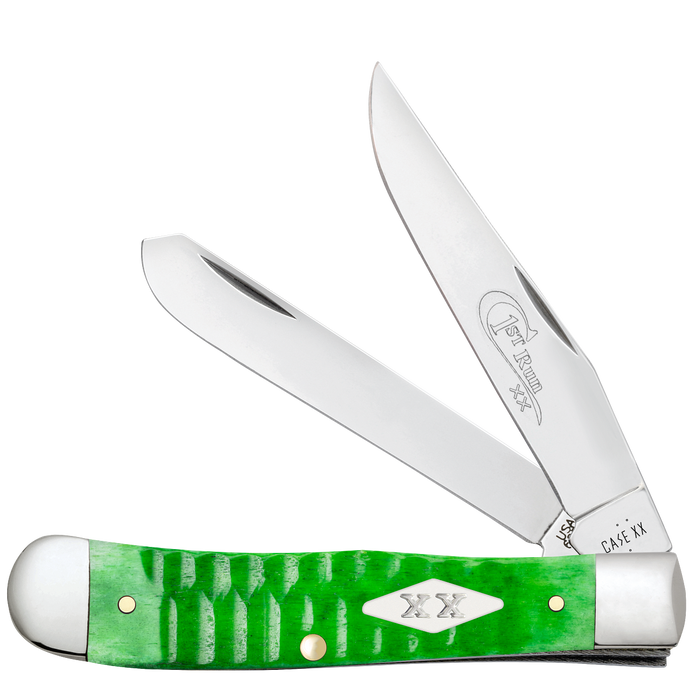 Case 81440 - Bright Green Bone Gator Jig Trapper (6254 SS) FPR