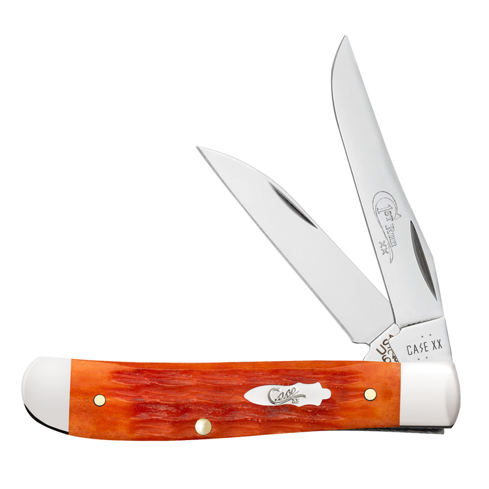 Case 87531 - Tequila Sunrise Bone Crandall Jig Mini Trapper (6207W SS) FPR