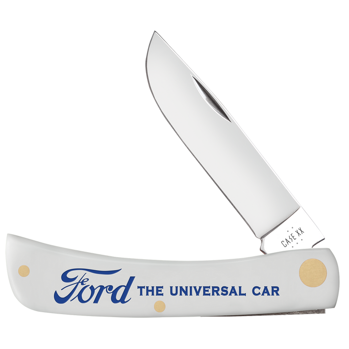 Case 14342 - Ford White Synthetic Smooth Sod Buster Jr.