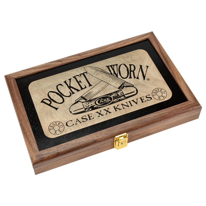 Case 55238 - Pocket Worn 30th Anniversary Mahogany Bone Corn Cob Jig Mint Set