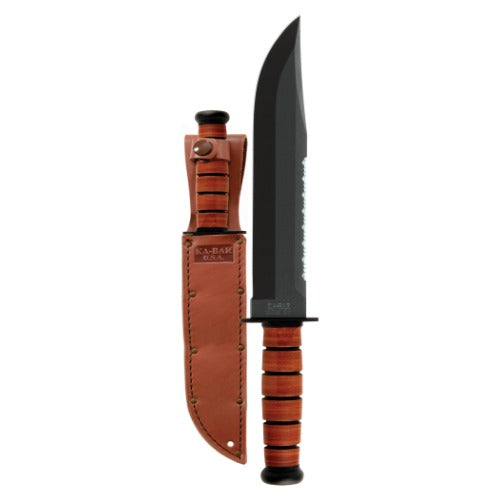 Kabar Big Brother with Leather Handle — Eagle Valley Cutlery