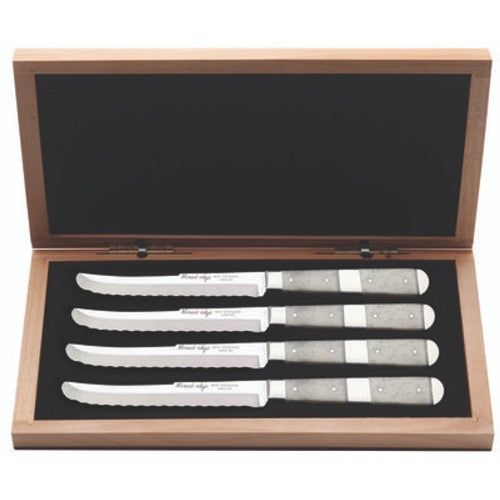 Forever Sharp 4 Piece Gourmet Steak Knife Set 2C3 Auction