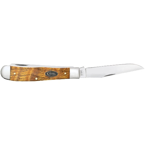 Case 47120 - Yellow Curly Oak Smooth Trapper