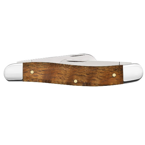 Case 47122 - Yellow Curly Oak Smooth Medium Stockman