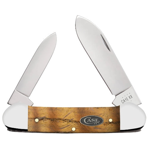 Case 47126 - Yellow Curly Oak Smooth Wood Canoe — Eagle Valley Cutlery