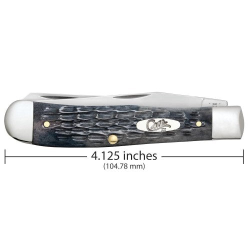 Case 58410 - Pocket Worn Gray Bone Crandall Jig Trapper (6254  CS)