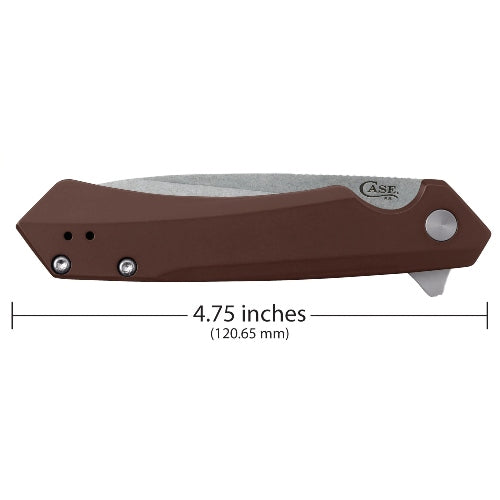 Case 64692 - Brown Anodized Aluminum (Kinzua S35VN) Spear