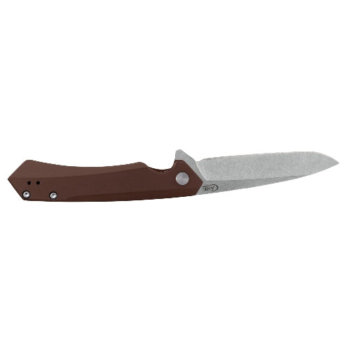 Case 64692 - Brown Anodized Aluminum (Kinzua S35VN) Spear