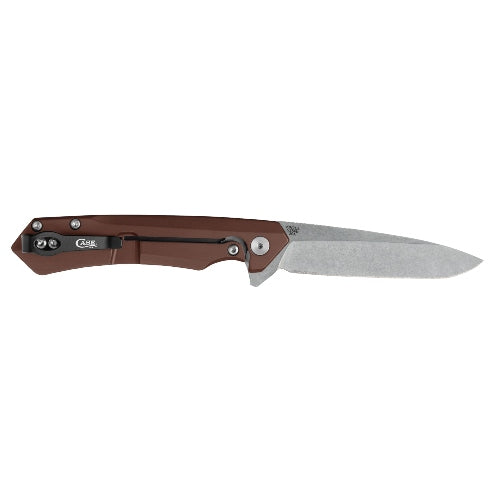 Case 64692 - Brown Anodized Aluminum (Kinzua S35VN) Spear