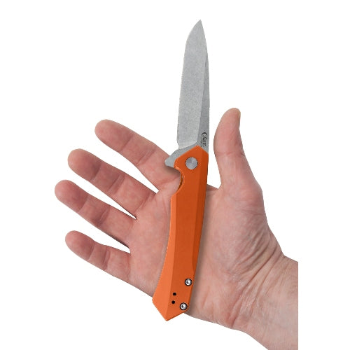 Case 64696 - Orange Anodized Aluminum (Kinzua S35VN) Spear