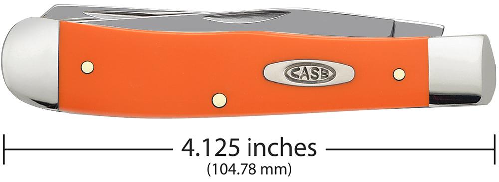 Case 80500 - Orange Synthetic Smooth Trapper