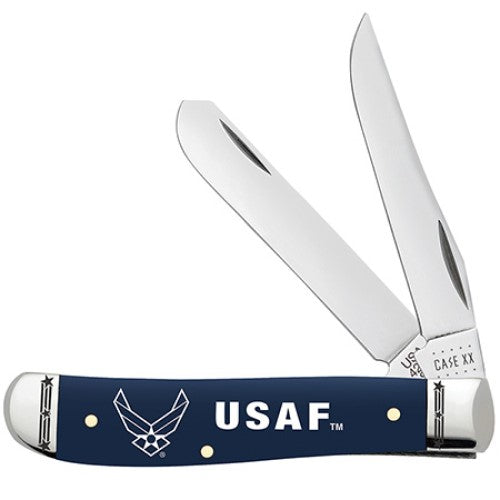 Case USAF Navy Blue Synthetic Smooth Mini Trapper