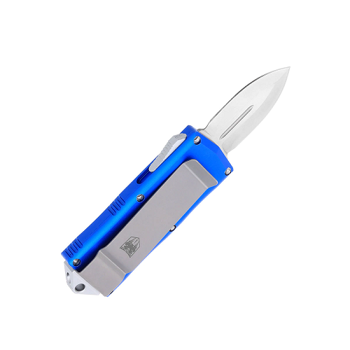 CobraTec BLUOTFMC - Blue OTF Money Clip Dagger Not Serrated