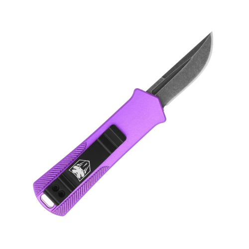 Cobra Tec California OTF 952-Purple - Drop Not Serrated