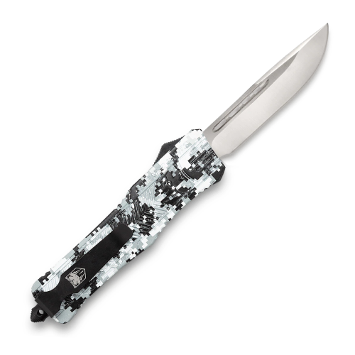 CobraTec Large CTK-1 Winter Digi Camo - Drop Not Serrated