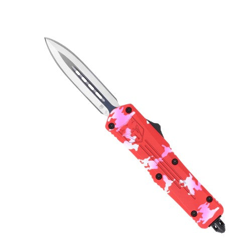 Cobra Tec Small FS-3 Pink Multi-Cam - Dagger Not Serrated