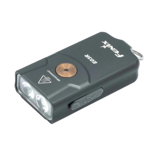 Fenix E03R Keychain Flashlight - Grey
