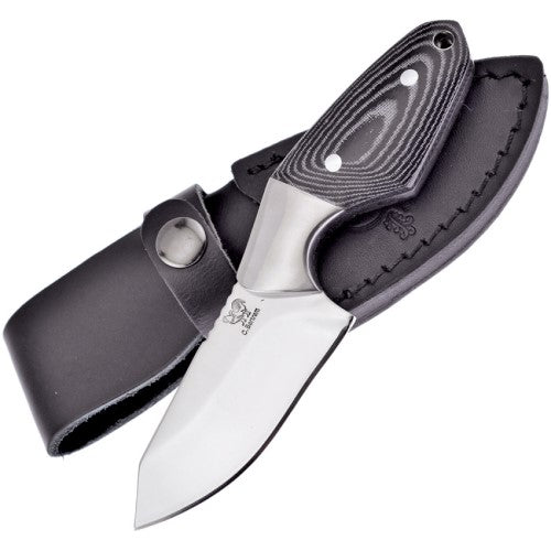 Hen and Rooster HR013M - Fixed Blade Black Pakkawood