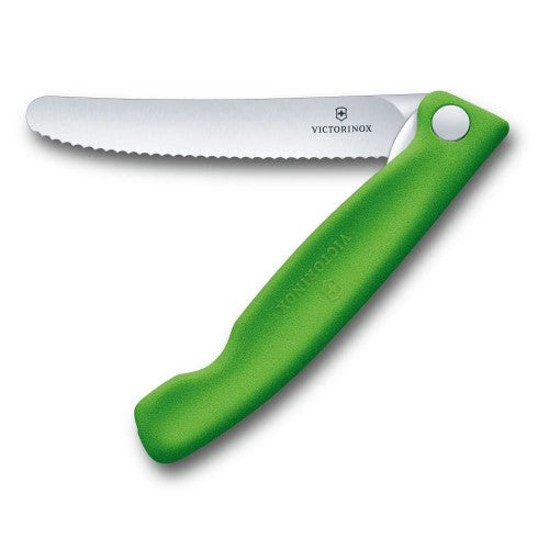 Victorinox Green Folding Paring Knife 6.7836.F4B