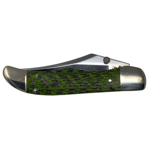 Case 50711 - Green and Black Mid Folding Hunter Assisted Opening